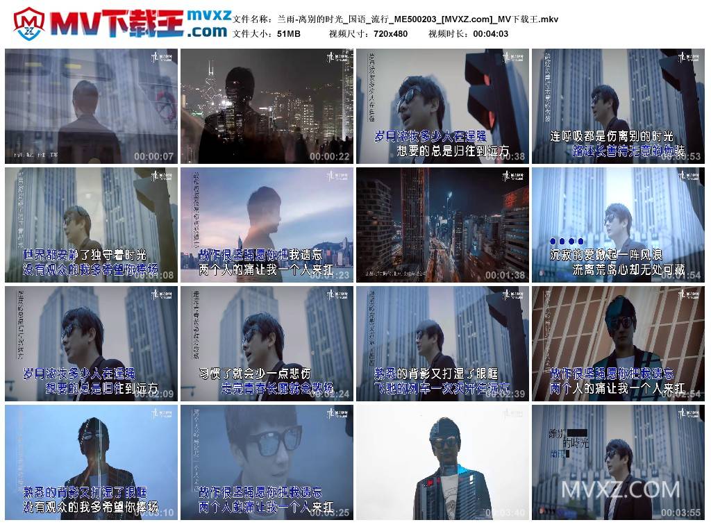 兰雨-离别的时光_国语_流行_ME500203